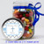 [RR12] Chevron - 2" Round Label on Mason Jar with Jelly Beans 