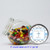 [RR12] Chevron - 3" Round Label with Jelly Beans 