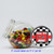 [RB11] Race Car - 3" Round Label on Jar 