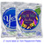 [RB200] Mardi Gras Birthday - 2" Round Label on York Peppermint Pattie 