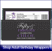 Birthday Candy Bar Wrappers Favorite Announcements - roblox birthday candy bar wrappers