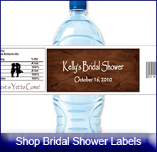 Wedding Water Bottle Labels