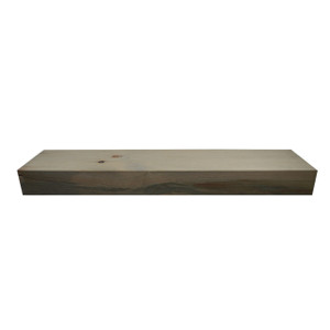 Wilson Thick Solid Floating Wood Mantel Shelf 12" Driftwood Wilson Thick Solid Floating Wood Mantel Shelf 12" Driftwood
