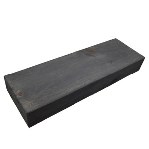 Wilson Thick Solid Floating Wood Mantel Shelf 18" Charcoal Wilson Thick Solid Floating Wood Mantel Shelf 18" Charcoal