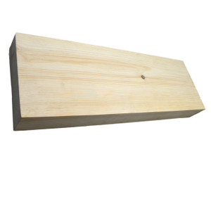 Wilson Thick Solid Floating Wood Mantel Shelf 48" Unfinished Wilson Thick Solid Floating Wood Mantel Shelf 48" Unfinished