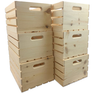 Pine Handle Crate Large (6 Pack) Pine Handle Crate Large (6 Pack)