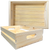 Pine Handle Pallet Serving Tray Crate (2 Pack)