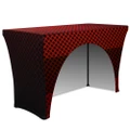 Stretch Table Throw Full Color 8ft 3-Sided With Custom Dye-Sub Print