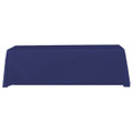 Table Throw Stock 8 ft Royal Blue 4 Sided - No Print