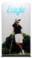 4 ft wide ez extend stretch fabric display straight angle shot.
