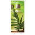 Econo Retractable Banner Stand 33.5" x 80" with Printed Graphic Installed