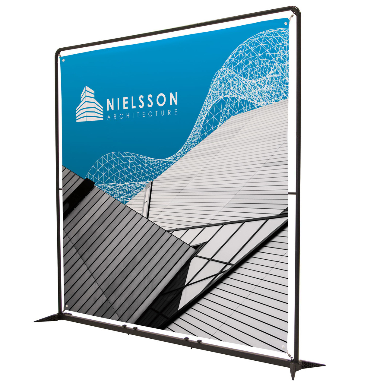 8 5 Ft Frameworx Banner Display Kit Fabric Printed Graphic