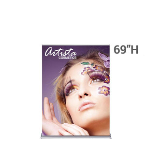 SilverStep Retractable Banner Stand 48"W x 69"H