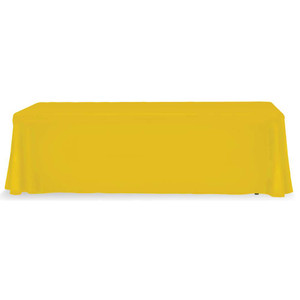 Table Throw Stock 8 ft YELLOW 4 Sided - No Print Table Throw Stock 8 ft YELLOW 4 Sided - No Print