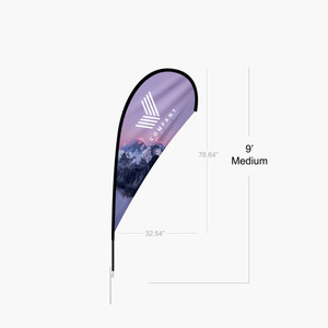 Teardrop Flag Medium 9 ft