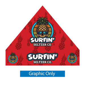 GRAPHIC REPLACEMENT OF 5 FT X 5 FT STEEL CANOPY FRAME