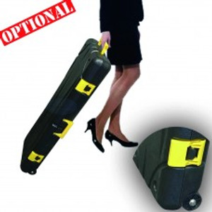 optional hard shell carrying case for maui, deluxe or 2 economy retractable banner stands up to 33" wide 