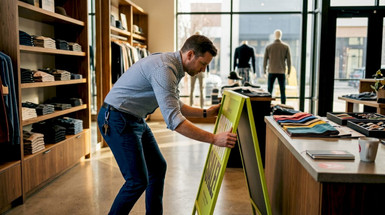 What Is a Promotional Standing Sign for Marketing