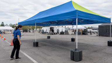 20x30 Often Needs a Permit: Trade-Show Canopy Tent Sizes & Capacity