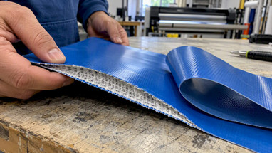 Banner Material Thickness: 13 oz Outdoors, but Check the Scrim