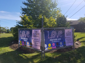 Enhance your church visibility with an outdoor banner stand featured in 'How can churches benefit from an outdoor banner stand?'