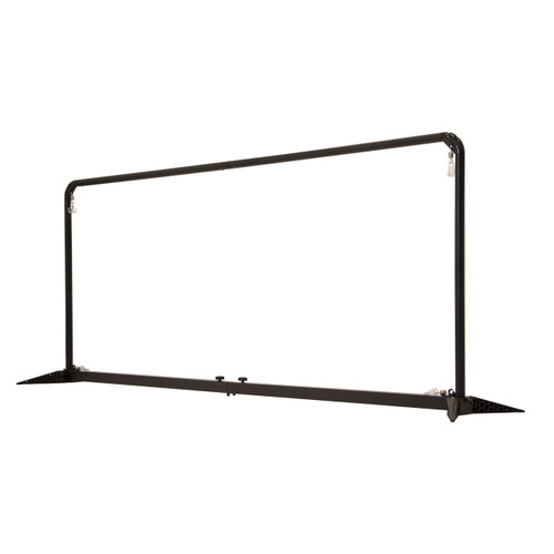 7' FrameWorx Barrier Hardware Angled View 7' FrameWorx Barrier Hardware Angled View