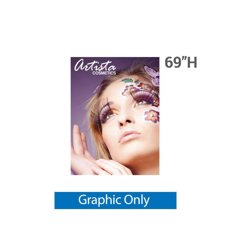 SilverStep 48"W x 69"H Super Flat Vinyl PRINT ONLY