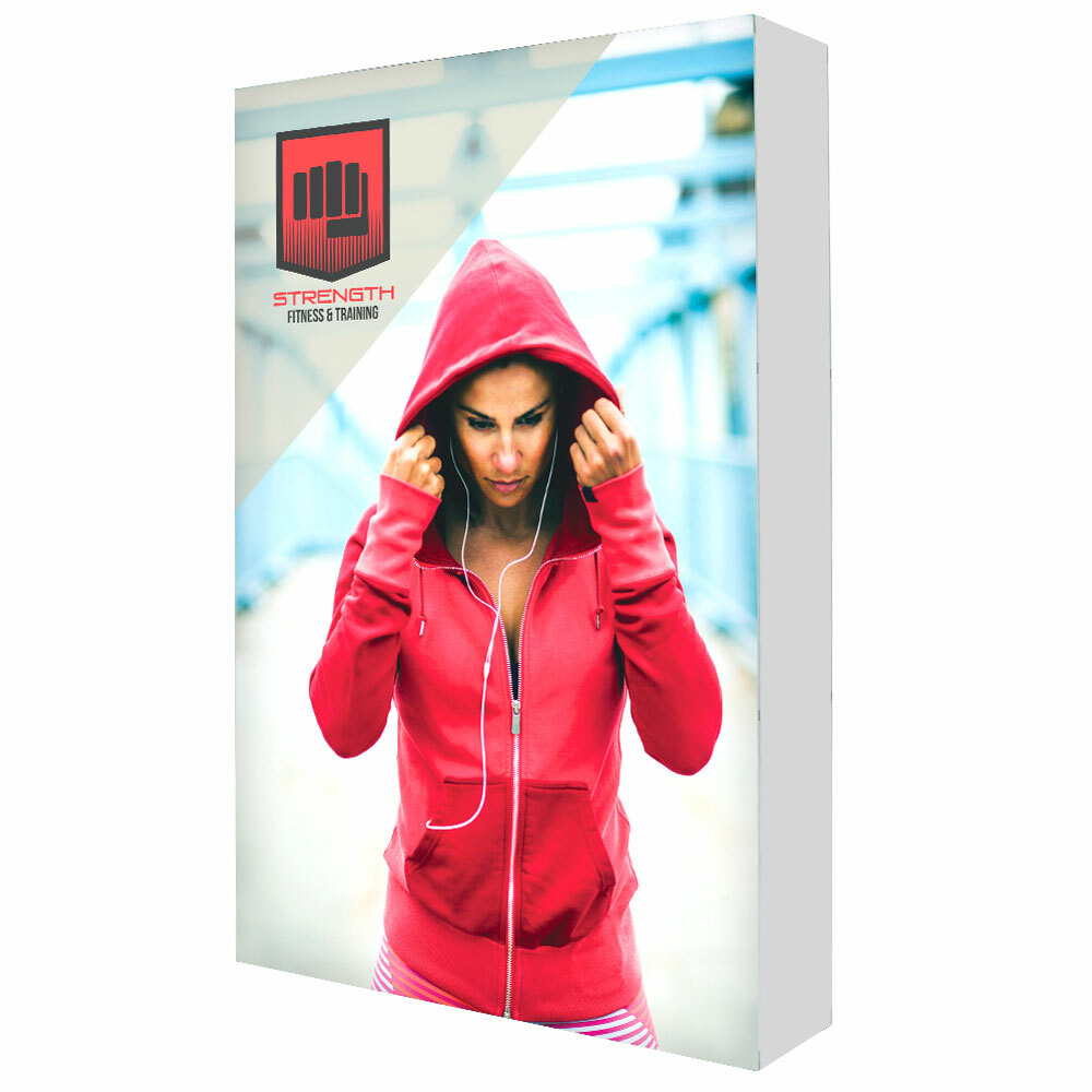 5 ft x 7.5 ft Lumière Backlit Fabric Display