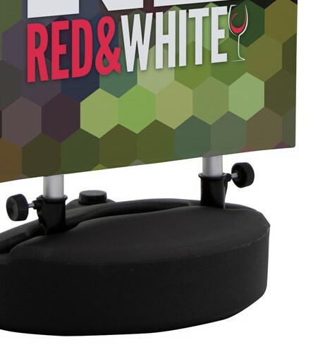 Tall Sidewalk Curb Signs