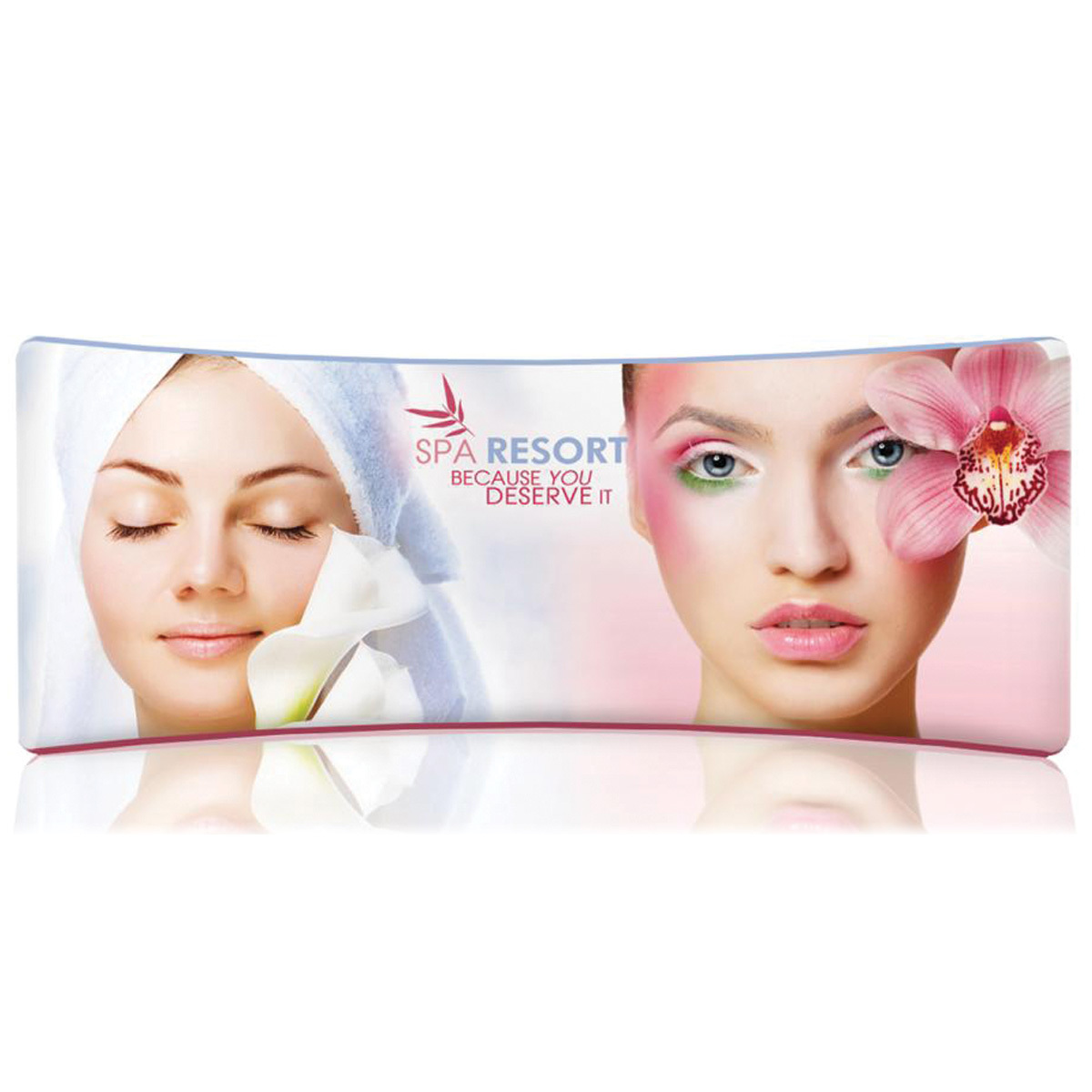 20 ft Curved Stretch Fabric Display