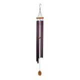 Wood and Aluminium Wind Chime with Bronze Finish (145cm)