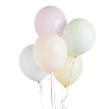 Pack of 5 Pastel Latex Balloons (12 Inch)