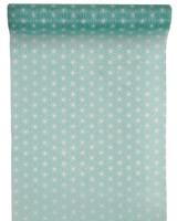 Mint Geometric Table Runner