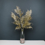Gold Glitter Fern Bush 