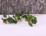 63cm Green Holly Spray