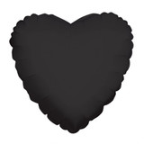 Heart Black  Balloon