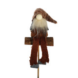 Gnome on Stump on 50cm Stick (Pack of 12)