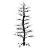 Dancing Black LED Light Up Tree with Ghost Sound (7ft)
