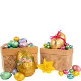 Rectangular Natural Woven Effect Boxes (Set of 2)
