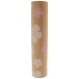 Kraft Paper - Fleur Pink & White