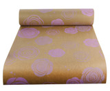 Kraft Paper - Rose Heads Lilac