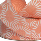 38mm Woven Ribbon - Sunburst (Pink Grapefruit)