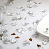 Rose Petals (Faux) - Metallic Silver