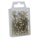 4cm Round Pins Ivory Pearl x 144