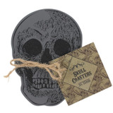 Skull Shaped Drinks Coasters (Set of 4)