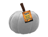 Velvet Pumpkin Decoration (Assorted Designs) (16cm)