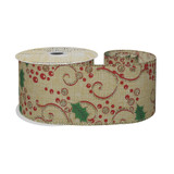 Retail Box of 24 Assorted Ribbons - Christmas (63mm x 2.7m)