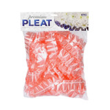 50mm Pleated Premium Poly Ribbon - Pink (Soft)