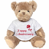 Mini Teddy Bear T-Shirt - Suki Gifts 'Happy Anniversary'