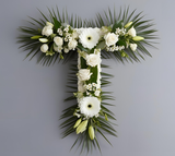 "T" OASIS® NAYLORBASE® Eco-Base Quick Clip Floral Foam Tribute Letters